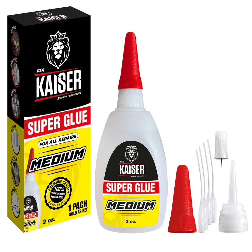 Medium Viscosity CA Super Glue - Honey-like consistency for versatile applications