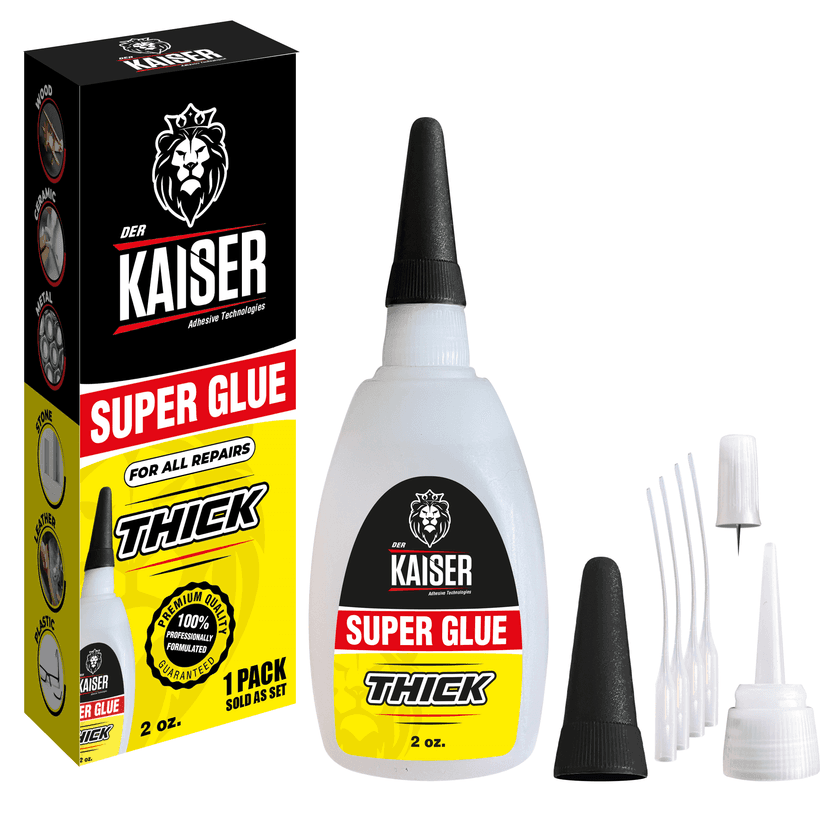 Thick Viscosity CA Super Glue - Gel-like consistency for maximum gap-filling